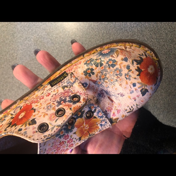 Vintage floral dr marten loafers. - Picture 12 of 13